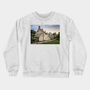 Arlingtown road row houses, Bibury, The Cotswolds Crewneck Sweatshirt